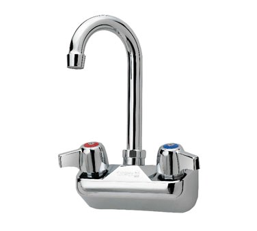 KROWNE SPLASH MOUNT GOOSENECK FAUCET, 4&quot; CENTERS