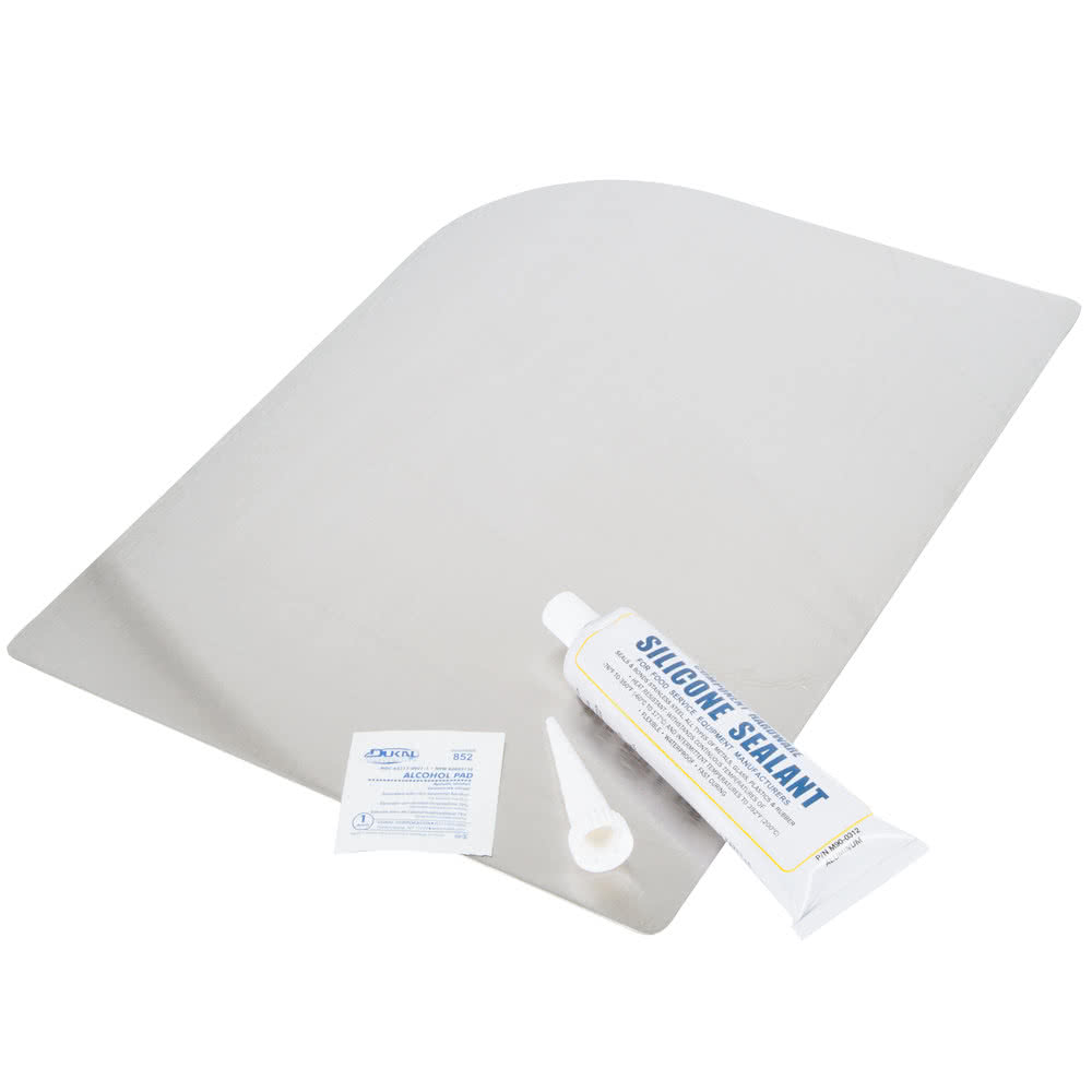 FMP SINK SPLASH GUARD KIT, 10&quot;H X 14&quot;D, LEFT 