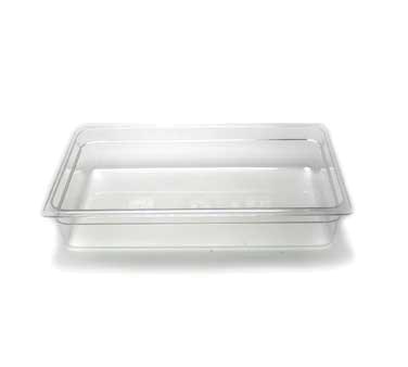 6835 CAMBRO FULL SIZE 4&quot; PAN, CLEAR