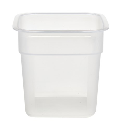 CAMBRO FRESHPRO 1 QT SQUARE STORAGE, CLEAR