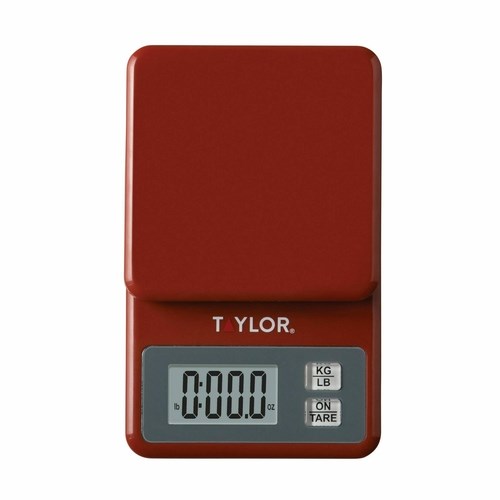 TAYLOR 11LB PORTION CONTROL  SCALE DIGITAL (RED)