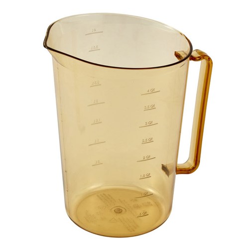 CAMBRO HIGH HEAT MEASURING  CUP, 4 QT