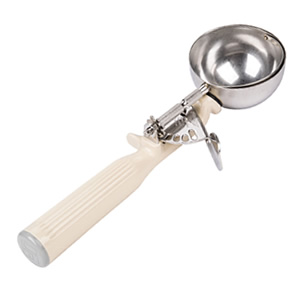 6570 VOLLRATH #10 DISHER 3-1/4 OZ, IVORY