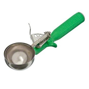 6585 VOLLRATH #12 DISHER 2-2/3 OZ, GREEN