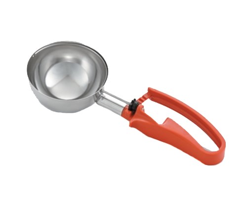 6334 VOLLRATH #4 DISHER 8OZ,  ORANGE