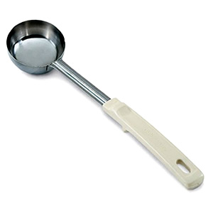 6655 VOLLRATH 3 OZ SOLID SPOODLE, IVORY