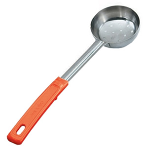 6640 VOLLRATH 8 OZ PERFORATED SPOODLE, ORANGE