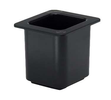 CAMBRO COLDFEST 1/6 SIZE 6&quot; PAN, BLACK