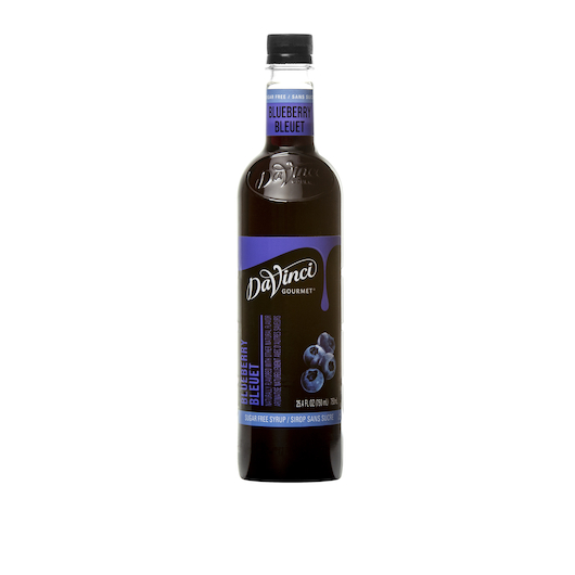 DAVINCI S/F BLUEBERRY SYRUP,  750 MILLILITERS