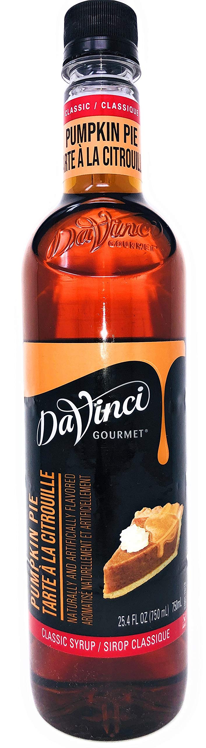 DAVINCI S/F PUMPKIN PIE SYRUP, 750 MILILETERS