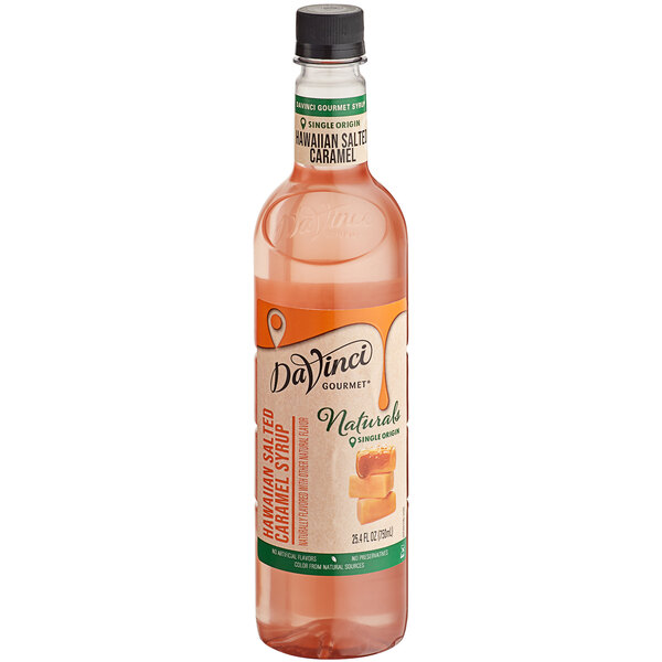 DAVINCI HAWAIIAN SALTED  CARAMEL SYRUP, 750 MILLILITERS