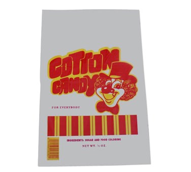CARNIVAL KING COTTON CANDY  BAGS, 100/PK
