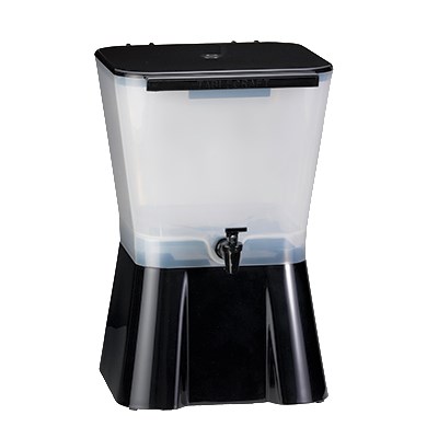 TABLECRAFT 3 GALLON BEVERAGE DISPENSER, BLACK