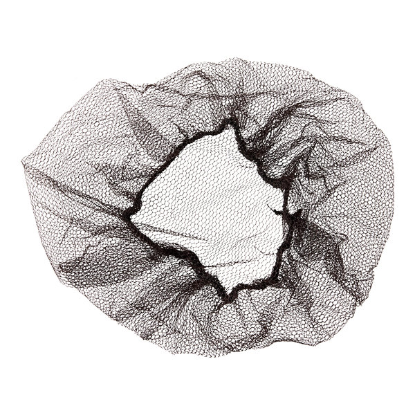 6410 24&quot; NYLON HAIR NET,  BROWN, 100/BX