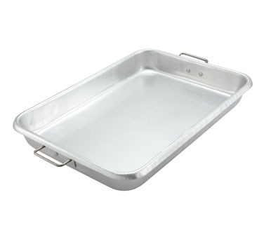 WINCO 17-3/4&quot; X 25-3/4&quot; X 3-1/2&quot;D BAKE / ROAST PAN WITH