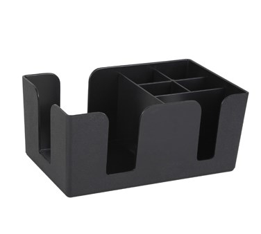 WINCO 6 COMPARTMENT PLASTIC BAR CADDY ORGANIZER