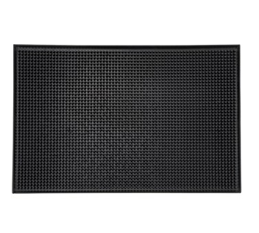 WINCO 18&quot; X 12&quot; SERVICE MAT, BLACK