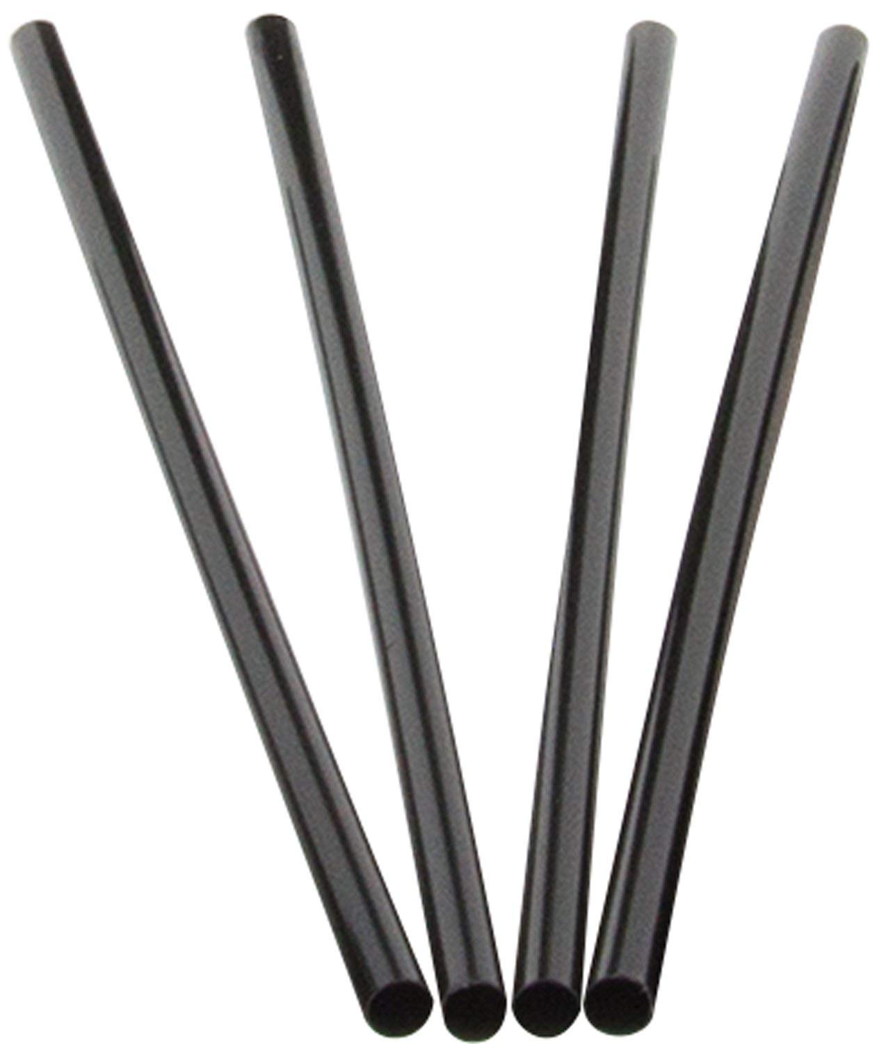 R3 7.75&quot; JUMBO STRAW,BLACK, 5000/CS
