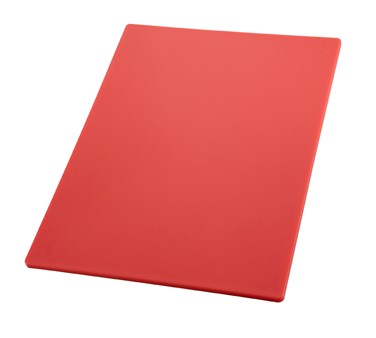 WINCO 18&quot; X 24&quot; CUTTING BOARD, RED