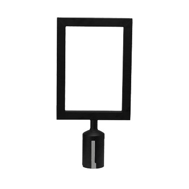 WINCO SIGN FRAME FOR CGS-38K, BLACK