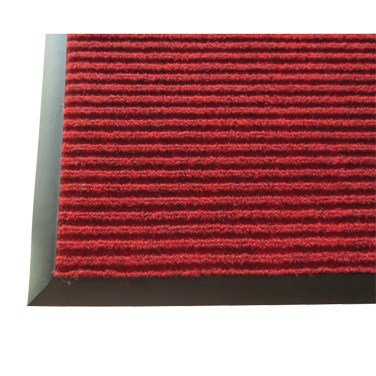 WINCO CARPET MAT, 3&#39; x 5&#39;, VINYL BACKED, BURGUNDY