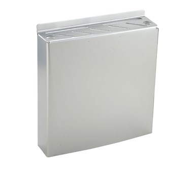 WINCO 12&quot; X 12-1/2&quot; X 2-1/2&quot; 7 SLOT S/S KNIFE RACK