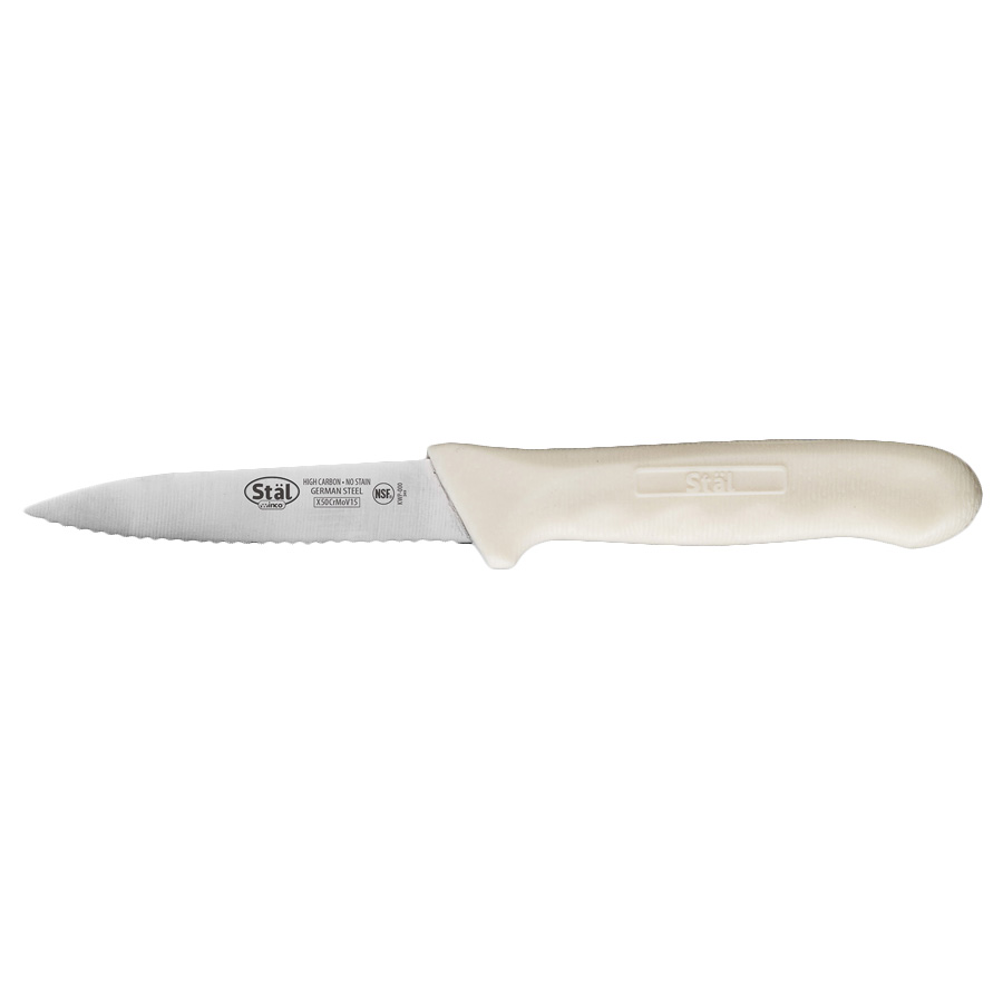 WINCO STAL 3.5&quot; SERRATED  PARING KNIFE, 2 PC
