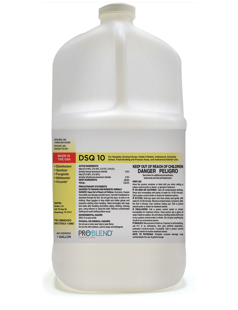 5285 PROBLEND DSQ-10 THIRD  SINK SANITIZER, 4/1GAL/CS