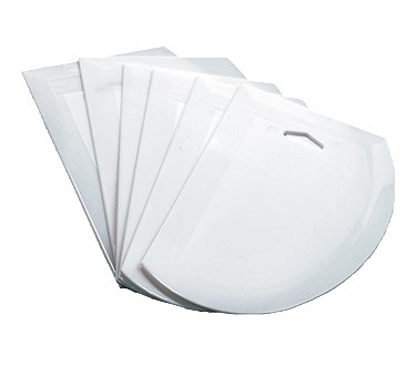 WINCO PLASTIC CURVED BOWL SCRAPER, 6 PK