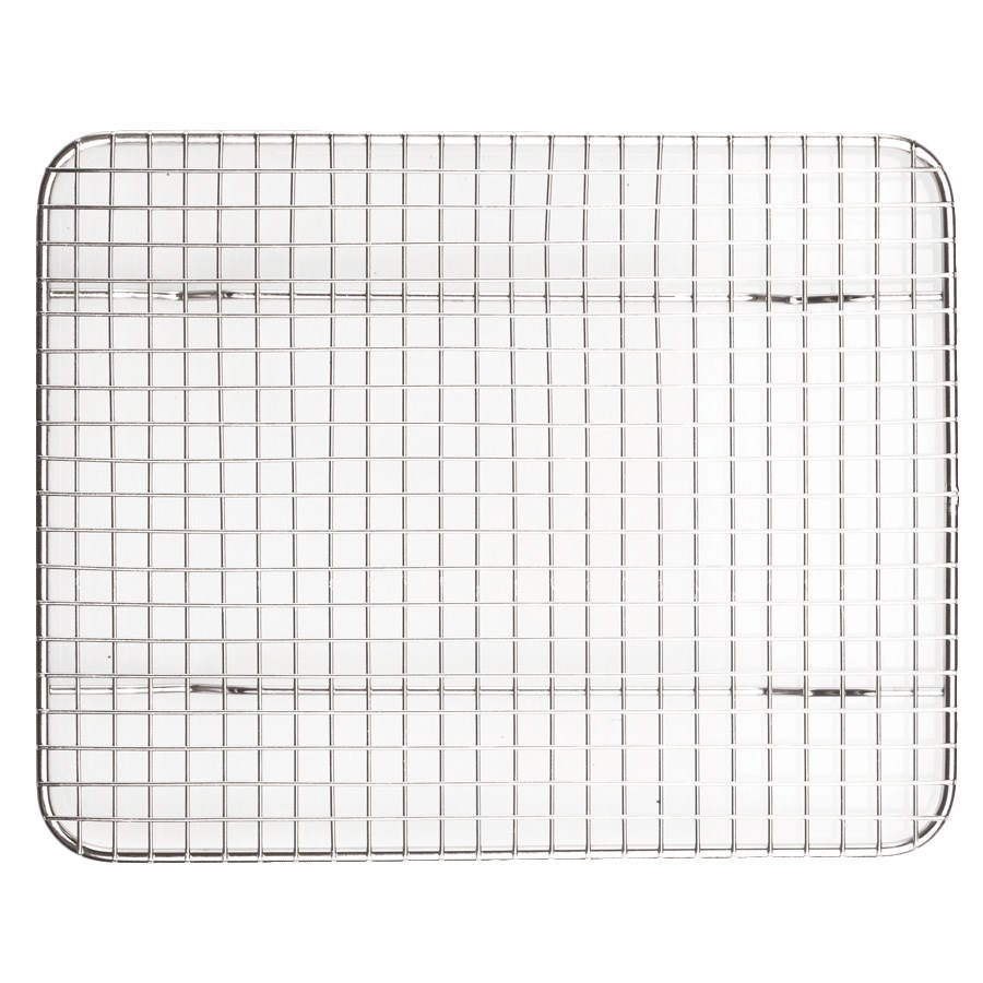 WINCO 8&quot; X 10&quot; S/S PAN GRATE, 1/2 SIZE