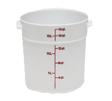 CAMBRO 18 QT ROUND STORAGE, POLY