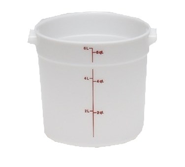 CAMBRO 6 QT ROUND STORAGE, POLY