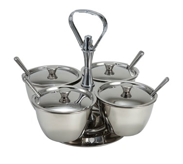 WINCO 4 COMP RELISH SERVER