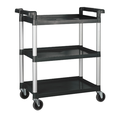 WINCO 3 TIER UTILITY CART, 32&quot; X 16-1/8&quot; X 36-3/4&quot;, BLACK
