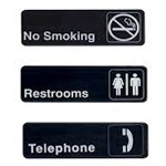 3&quot;x 9&quot; Signs