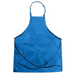 6275 CHEF REVIVAL 1 POCKET BIB APRON, 30&quot; X 34&quot;, ROYAL BLUE